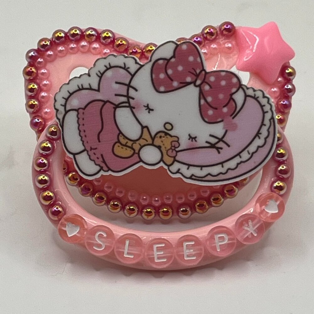 Pink Sleepy Adult Pacifier